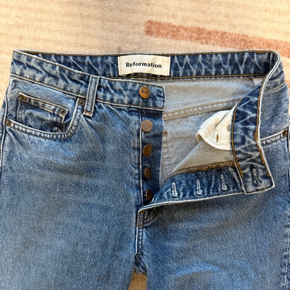 Reformation Straight Leg Jeans - Picture 1 of 10